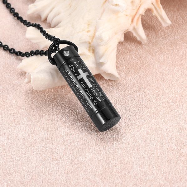 ijd2207 prayer cylinder urns for ashes stainless steel tube ash holder memorial urn funeral urn pendant necklace jewelry fashion accessories, Silver
ijd2207 prayer cylinder urns for ashes stainless steel tube ash holder memorial urn funeral urn pendant necklace jewelry fashion accessories, Silver