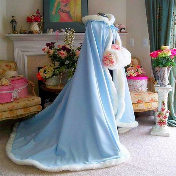 new warm bridal cape wraps custom made winter wedding cloak cape hooded with fur trim long bridal wraps winter jacket coat for bride, White
new warm bridal cape wraps custom made winter wedding cloak cape hooded with fur trim long bridal wraps winter jacket coat for bride, White