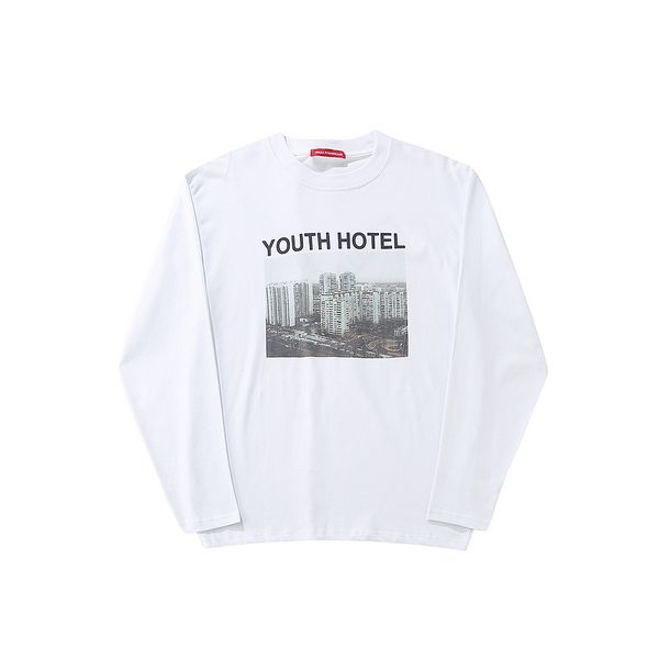 Long Sleeves Tee 032C Couple Round Neck Pullover Fahion YOUTH HOTEL Printed Fashional New Long Sleeve Man's T-shirt
Long Sleeves Tee 032C Couple Round Neck Pullover Fahion YOUTH HOTEL Printed Fashional New Long Sleeve Man's T-shirt