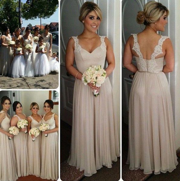fashion country bridesmaids dresses long a line chiffon spaghetti lace straps backless floor length prom gowns bridesmaid dress bm0174, White;pink
fashion country bridesmaids dresses long a line chiffon spaghetti lace straps backless floor length prom gowns bridesmaid dress bm0174, White;pink