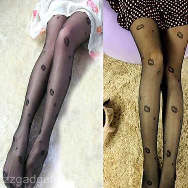 fashion women's lip pattern silk stockings socks tights pantyhose #r91, Black;white
fashion women's lip pattern silk stockings socks tights pantyhose #r91, Black;white