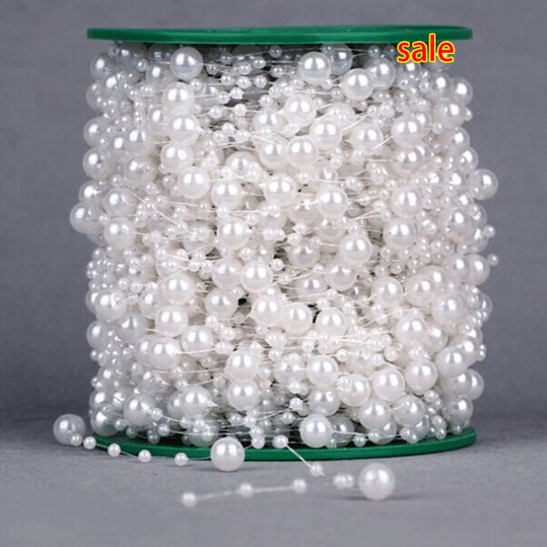 wholesale 60m/lot pure white color pearl beads chain garland wedding centerpiece flower crafting diy accessory bride hair decoration
wholesale 60m/lot pure white color pearl beads chain garland wedding centerpiece flower crafting diy accessory bride hair decoration