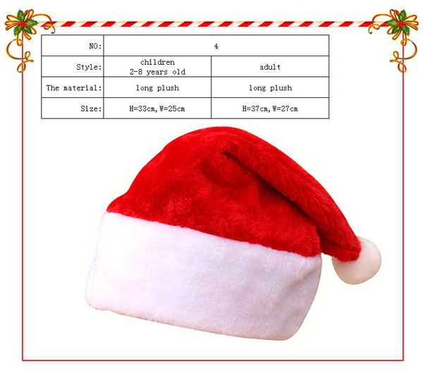 2017 wholesale Christmas hat Cosplay Hats Thick Ultra Soft Plush Santa Claus hat Cute adults Christmas cap Christmas Supplies Free shipping
2017 wholesale Christmas hat Cosplay Hats Thick Ultra Soft Plush Santa Claus hat Cute adults Christmas cap Christmas Supplies Free shipping