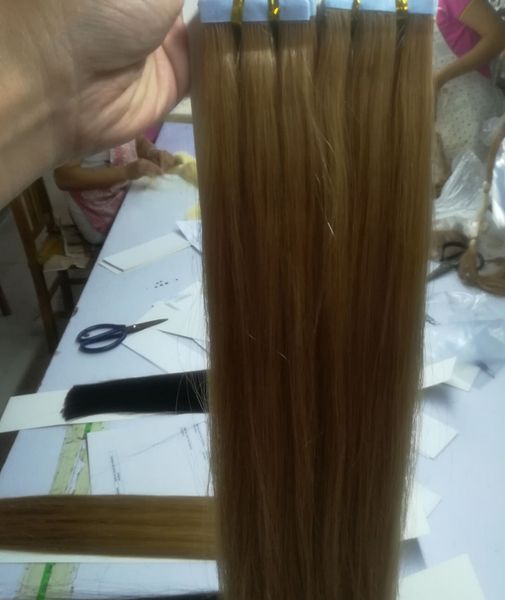 grade 10a--double drawn 100% human virgin hair silk straight pu tape in hair extensiosn with color 27#, 2.5g/piece&40pcs/lot, dhl, Black
grade 10a--double drawn 100% human virgin hair silk straight pu tape in hair extensiosn with color 27#, 2.5g/piece&40pcs/lot, dhl, Black