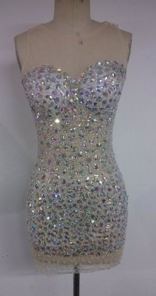 jewel neck beaded crystal sheath prom dress short 2017 see through back prom gowns real p, Black
jewel neck beaded crystal sheath prom dress short 2017 see through back prom gowns real p, Black