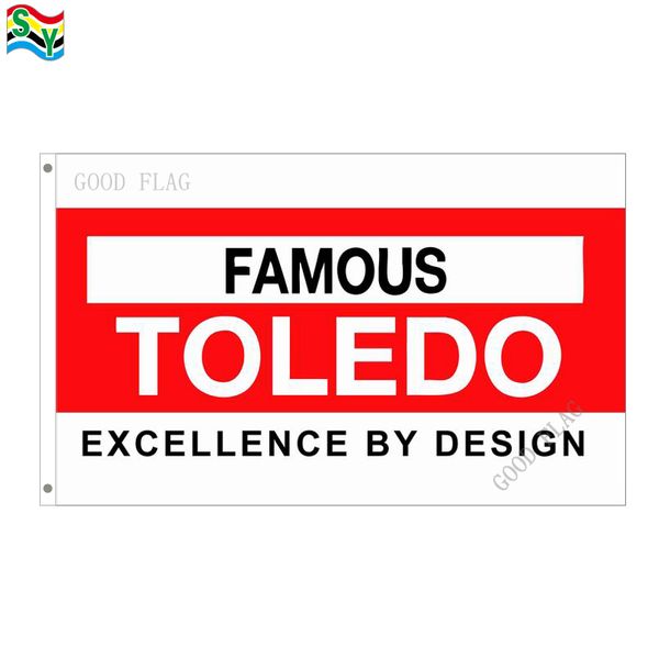 goodflag toledo flags banner 3x5 ft 90*150cm polyster outdoor flag