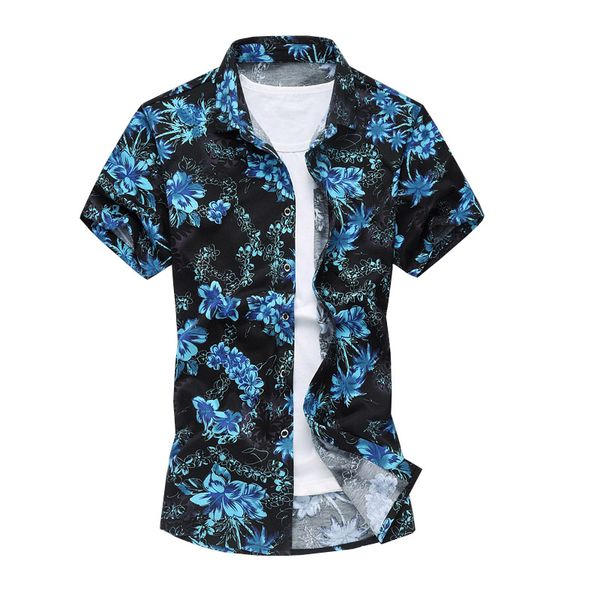 wholesale-new style 2016 summer casual floral men short sleeve fashion shirts printed large size dress shirts z6417, White;black
wholesale-new style 2016 summer casual floral men short sleeve fashion shirts printed large size dress shirts z6417, White;black
