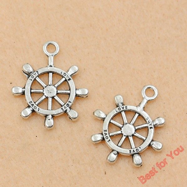 tibetan silver plated rudder charm pendants for jewelry making handmade jewelry diy accessories 23x20 jewelry making, Bronze;silver
tibetan silver plated rudder charm pendants for jewelry making handmade jewelry diy accessories 23x20 jewelry making, Bronze;silver