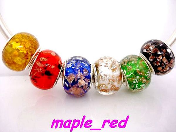 Смешанная мода серебро золото FBeads фольга Lampwork стекло подвески DIY бисер для брасле
Смешанная мода серебро золото FBeads фольга Lampwork стекло подвески DIY бисер для брасле