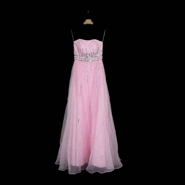 beaded crystal soft tulle bridesmaid dress pink 2018 floor length wedding party gowns lace up back, White;pink
beaded crystal soft tulle bridesmaid dress pink 2018 floor length wedding party gowns lace up back, White;pink