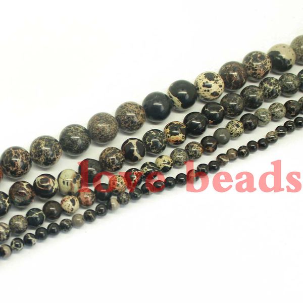natural stone black sea sediment jasper round loose beads 4.6.8.10mm strand 15" for making diy bracelet -f00263 jewelry making
natural stone black sea sediment jasper round loose beads 4.6.8.10mm strand 15" for making diy bracelet -f00263 jewelry making