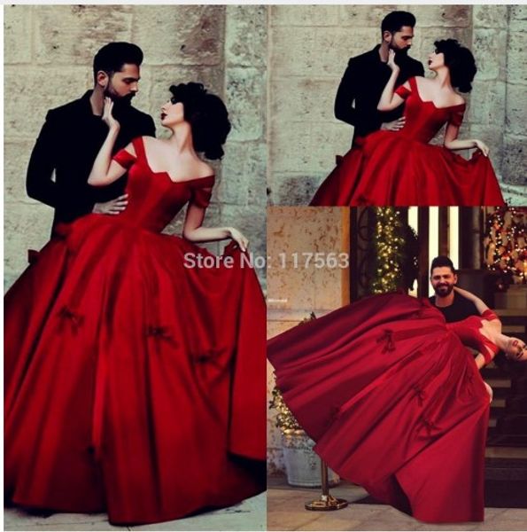 red elegant a-line evening dresses with taffeta short sleeves vintage women prom party gowns long floor length
red elegant a-line evening dresses with taffeta short sleeves vintage women prom party gowns long floor length