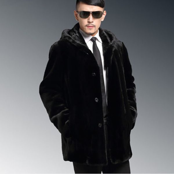fall-2016 new hooded casual elegant business formal men's mink overcoat elegant long luxury plus size 4xl faux fur coat outwear v544, Black
fall-2016 new hooded casual elegant business formal men's mink overcoat elegant long luxury plus size 4xl faux fur coat outwear v544, Black