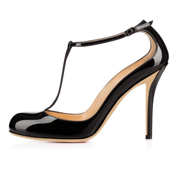 karmran women handmade fashion cocota 100mm heel t-strap round toe party dress pumps shoes black z70523
karmran women handmade fashion cocota 100mm heel t-strap round toe party dress pumps shoes black z70523