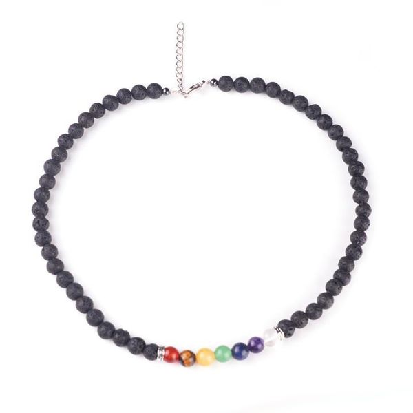 new 8mm lava-rock beads necklace 7 reiki chakra healing balance bead necklaces women fashion yogo jewelry good gift, Silver
new 8mm lava-rock beads necklace 7 reiki chakra healing balance bead necklaces women fashion yogo jewelry good gift, Silver