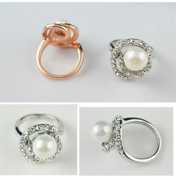18k white gold plated royal design finger ring austrian crystal pearl rhinestone green ring luxury diamond lady wedding rings, Silver
18k white gold plated royal design finger ring austrian crystal pearl rhinestone green ring luxury diamond lady wedding rings, Silver