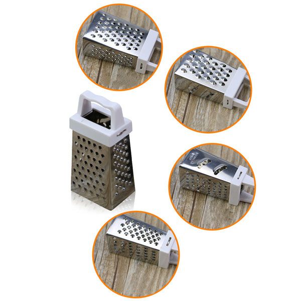 stainless steel 4 sided grater cheese, potatoes, carrots fine medium coarse e00090 bard
stainless steel 4 sided grater cheese, potatoes, carrots fine medium coarse e00090 bard