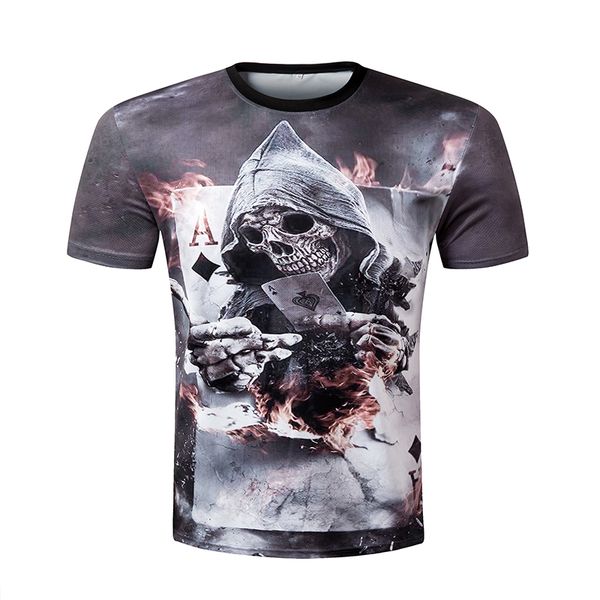 wholesale-2016 summer new 3d men short sleeve t-shirt men skull burning print blinding design casual style cool men's 3d tee, White;black
wholesale-2016 summer new 3d men short sleeve t-shirt men skull burning print blinding design casual style cool men's 3d tee, White;black