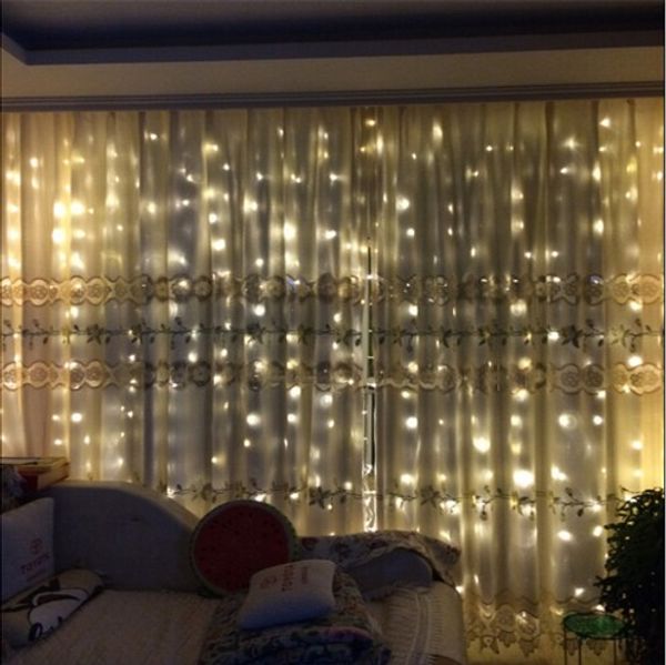 8m * 4m 1024 Bulbs Led Curtains Garland String Light Christmas New Year Holiday Party Wedding Luminaria Decoration Lamps Lighting