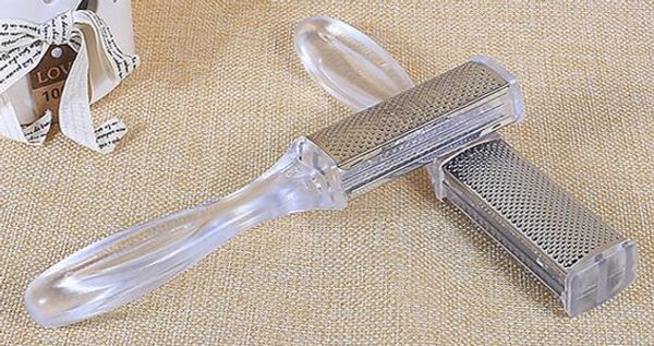 New Metal Clear Double Side Foot Rasp File Callus Remover Dead Skin Remover Pedicure Foot Care Tool