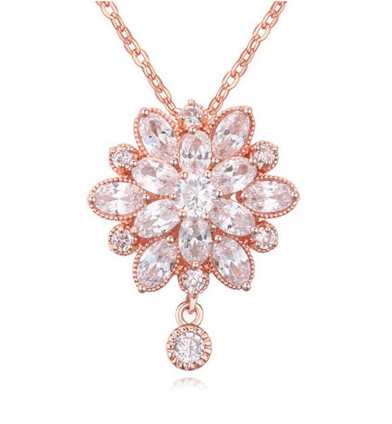 necklace fashion jewelry women luxury zircon 18k gold plated flowers clavicle chain necklace wholesale tn072, Silver
necklace fashion jewelry women luxury zircon 18k gold plated flowers clavicle chain necklace wholesale tn072, Silver