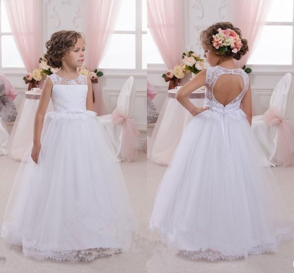 lace flower girls' dresses lovely appliqued tulle girls pageant gowns with sash princess kids wedding party dresses, White;blue
lace flower girls' dresses lovely appliqued tulle girls pageant gowns with sash princess kids wedding party dresses, White;blue