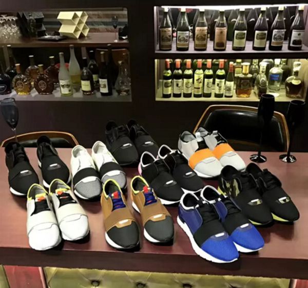 2017 luxury design brand designer genuine leather men sneakers mens race runners women skateboard shoes white sole womens mix color, Black
2017 luxury design brand designer genuine leather men sneakers mens race runners women skateboard shoes white sole womens mix color, Black
