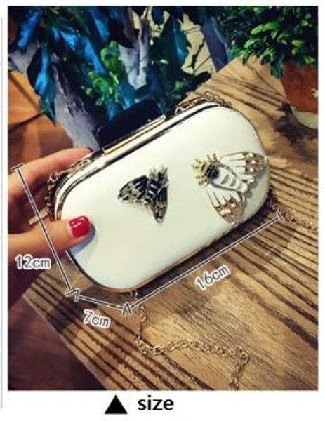 fashion clutches evening bags for women insect hardware black and white butterfly shoulder chain bag simple crossbody coin purse
fashion clutches evening bags for women insect hardware black and white butterfly shoulder chain bag simple crossbody coin purse