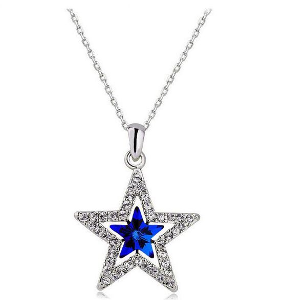 fashion five star pendant necklaces silver plated alloy necklace jewelry for women ruler necklace gift b039
fashion five star pendant necklaces silver plated alloy necklace jewelry for women ruler necklace gift b039