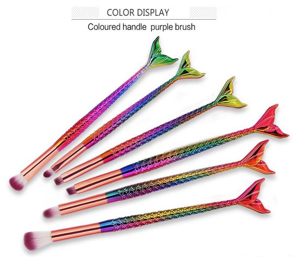 2017 New Mermaid Makeup Brushes 6pcs/set Eyeshadow Brushes Beauty Rainbow Colorful Cosmetics Brushes Sets Makeup Tool
2017 New Mermaid Makeup Brushes 6pcs/set Eyeshadow Brushes Beauty Rainbow Colorful Cosmetics Brushes Sets Makeup Tool