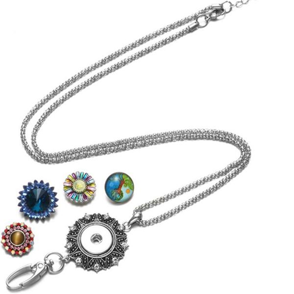 6pcs snap jewelry silver 18mm snap pendant necklaces button mixed keychains lanyard pendants with chains for women ship
6pcs snap jewelry silver 18mm snap pendant necklaces button mixed keychains lanyard pendants with chains for women ship