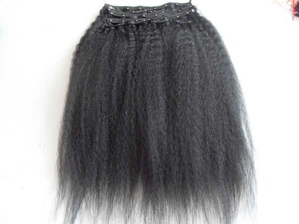 brazilian kinky straight hair weft clip in hair extensions unprocessed curly natural black color human extensions can be dyed, Black;brown
brazilian kinky straight hair weft clip in hair extensions unprocessed curly natural black color human extensions can be dyed, Black;brown