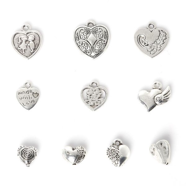 wholesale 122pcs mixed antique silver plated zinc alloy love charms pendants diy metal jewelry findings jewelry making diy, Bronze;silver
wholesale 122pcs mixed antique silver plated zinc alloy love charms pendants diy metal jewelry findings jewelry making diy, Bronze;silver