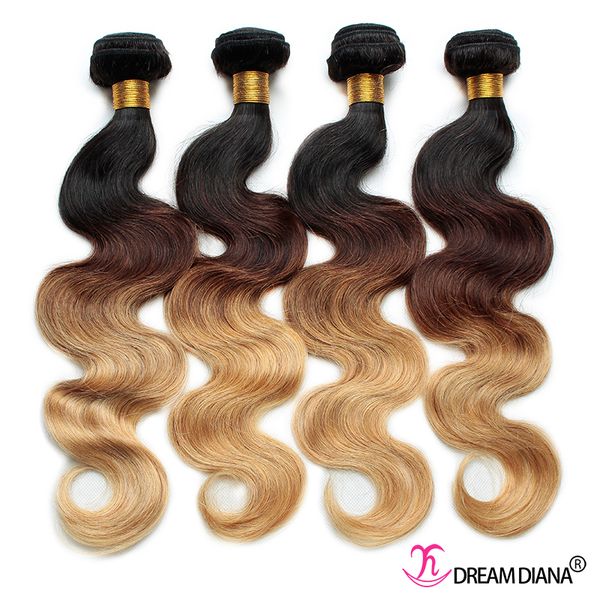 ombre human hair weaves body wave 3 or 4 bundles three tone 1b 4 27# brazilian virgin hair ombre hair extensions thick bundles, Black;brown
ombre human hair weaves body wave 3 or 4 bundles three tone 1b 4 27# brazilian virgin hair ombre hair extensions thick bundles, Black;brown
