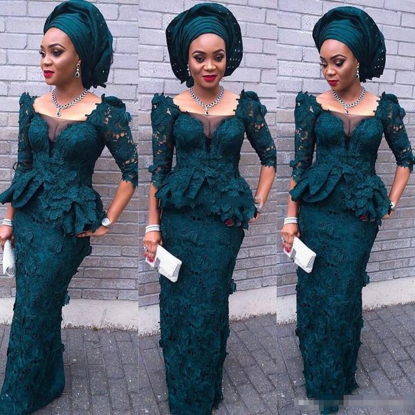 2019 fashion green evening dress square neck sheath prom dresses designs african style half sleeve lace evening gowns, Black;red
2019 fashion green evening dress square neck sheath prom dresses designs african style half sleeve lace evening gowns, Black;red
