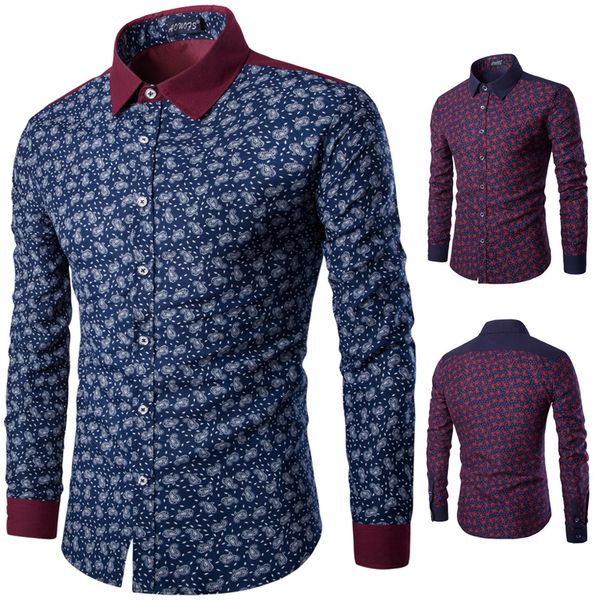 2016 summer boutique men's long-sleeved shirt tide men printing collision color england shirt men dress shirt, White;black
2016 summer boutique men's long-sleeved shirt tide men printing collision color england shirt men dress shirt, White;black