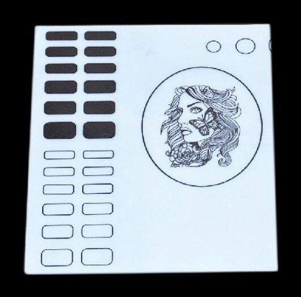 good quality clear silicone stamping nail art plate color pat washable mat table transfer toools, White
good quality clear silicone stamping nail art plate color pat washable mat table transfer toools, White