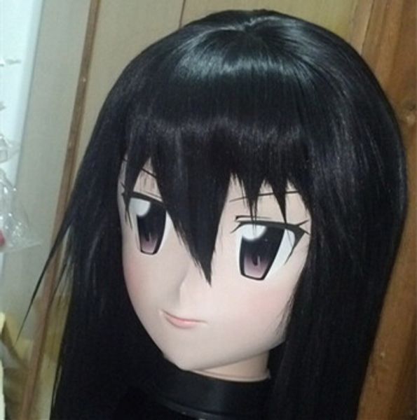 c2-071) handmade kig female silicone rubber face mask cosplay kigurumi mask crossdresser doll kigurumi anime role play can custom, Black;red
c2-071) handmade kig female silicone rubber face mask cosplay kigurumi mask crossdresser doll kigurumi anime role play can custom, Black;red