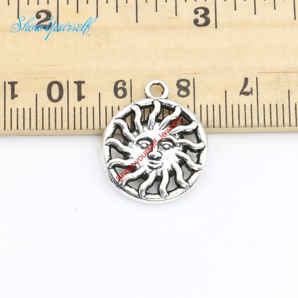 20pcs/lot antique silver plated sun face charms pendants for jewelry making diy handmade craft 20x17mm, Bronze;silver
20pcs/lot antique silver plated sun face charms pendants for jewelry making diy handmade craft 20x17mm, Bronze;silver