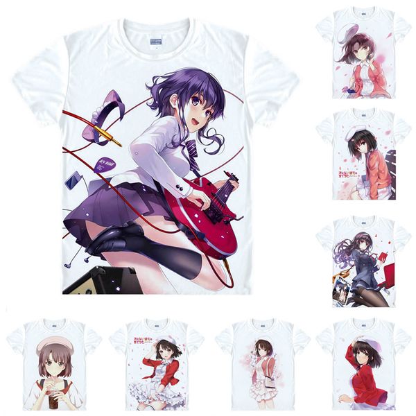 anime shirt saekano boring girlfriend t-shirts multi-style short sleeve eriri utaha megumi kato cosplay motivs hentai shirts, White;black
anime shirt saekano boring girlfriend t-shirts multi-style short sleeve eriri utaha megumi kato cosplay motivs hentai shirts, White;black