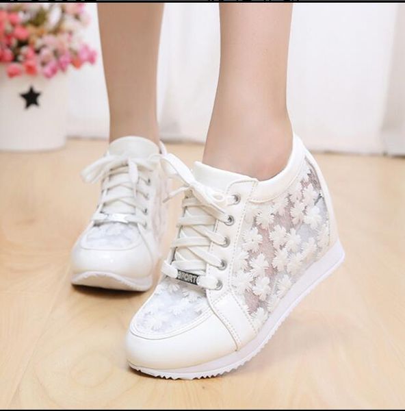 2016 New fashion Casual shoe Black White Hidden Wedge Heels Womens Elevator Shoes Casual Shoes For Women wedge heel Rhinestone
2016 New fashion Casual shoe Black White Hidden Wedge Heels Womens Elevator Shoes Casual Shoes For Women wedge heel Rhinestone