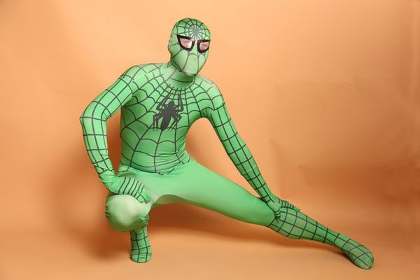 d2-010)full body green lycra spandex superhero spiderman zentai suits halloween costume, Black;red
d2-010)full body green lycra spandex superhero spiderman zentai suits halloween costume, Black;red