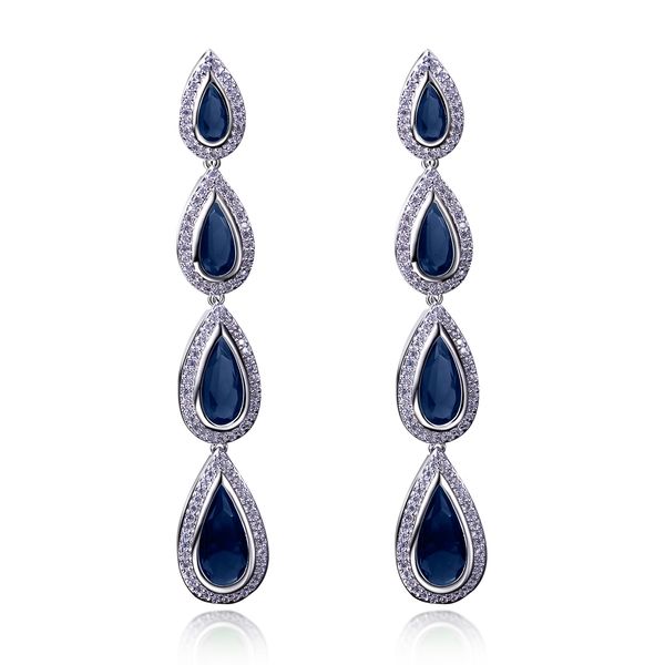 new design long drop earrings, rhodium plated pave setting with 3 colors high qaulity cz stones, tear drop crystal earrings, Silver
new design long drop earrings, rhodium plated pave setting with 3 colors high qaulity cz stones, tear drop crystal earrings, Silver