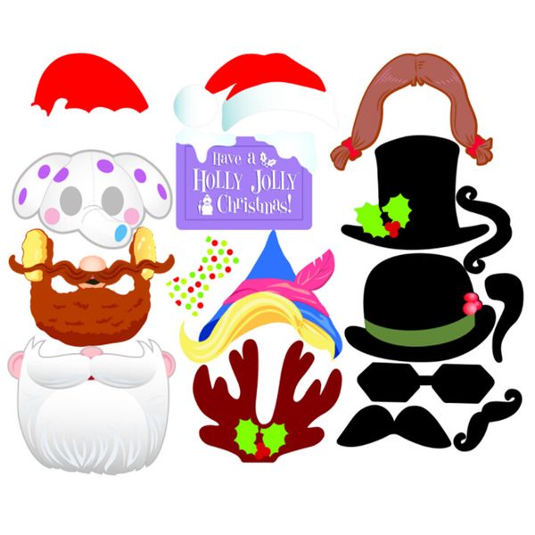 17pcs christmas party p booth props creative happy christmas pose sign kit for party wedding decoration
17pcs christmas party p booth props creative happy christmas pose sign kit for party wedding decoration