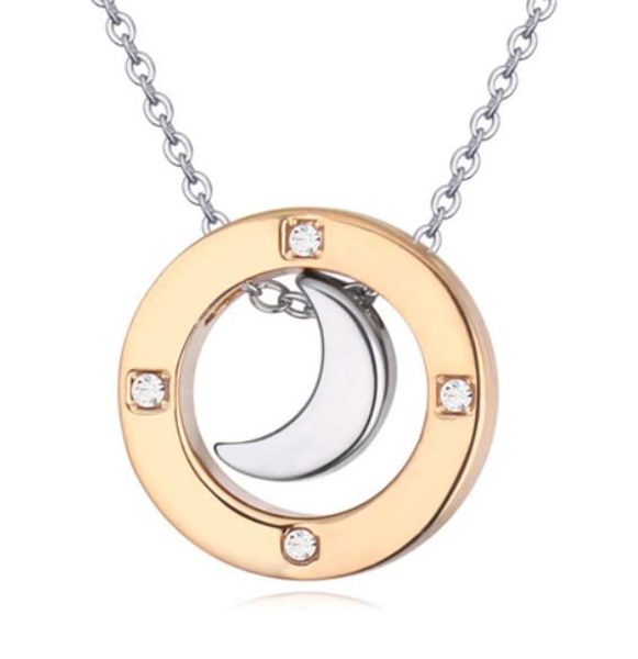 pendants necklaces women fashion crystal 18k gold plated alloy moon/anchor/star/rudder clavicle chain necklaces wholesale tn030, Silver
pendants necklaces women fashion crystal 18k gold plated alloy moon/anchor/star/rudder clavicle chain necklaces wholesale tn030, Silver