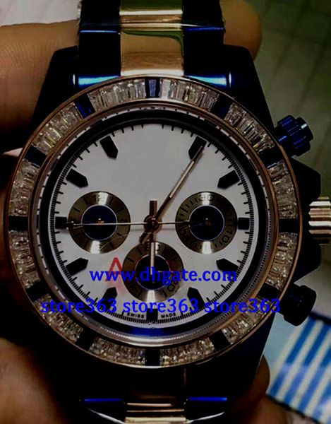 christmas gift mens swiss watch 116520 white dial two-tone stainless steel diamond bezel 40mm automatic watch, Slivery;brown
christmas gift mens swiss watch 116520 white dial two-tone stainless steel diamond bezel 40mm automatic watch, Slivery;brown