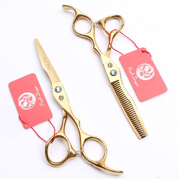 z1011 6" 17.5cm 440c purple dragon golden professional human hair scissors cutting thinning shears barbers' hairdressing shears
z1011 6" 17.5cm 440c purple dragon golden professional human hair scissors cutting thinning shears barbers' hairdressing shears