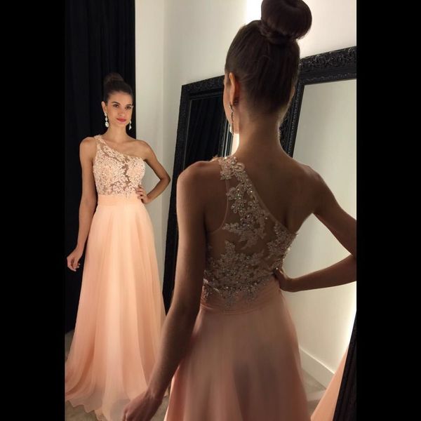 2016 elegant women a line prom dresses one shoulder chiffon ruffle party formal gowns applique beaded vestidos de festa, Black
2016 elegant women a line prom dresses one shoulder chiffon ruffle party formal gowns applique beaded vestidos de festa, Black