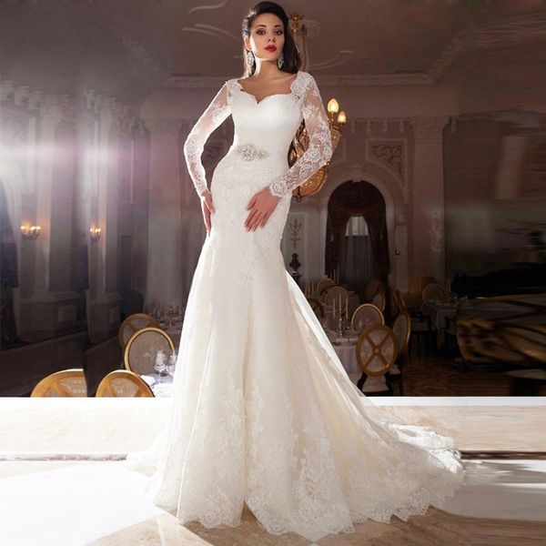 2019 New Arrival Long Sleeve Jacket Bridal Gown White Ivory Lace Bridal Wrap Wedding Bolero Wedding Dress vestido de novia Custom Made
2019 New Arrival Long Sleeve Jacket Bridal Gown White Ivory Lace Bridal Wrap Wedding Bolero Wedding Dress vestido de novia Custom Made