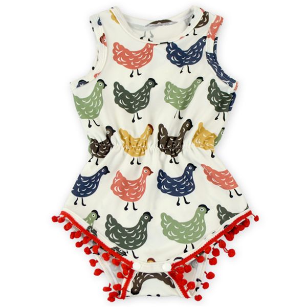 Baby Romper for Girl and Boy Sleeveless Chicken Print Summer Rompers Set for Newborn Toddler Cotton Material
Baby Romper for Girl and Boy Sleeveless Chicken Print Summer Rompers Set for Newborn Toddler Cotton Material